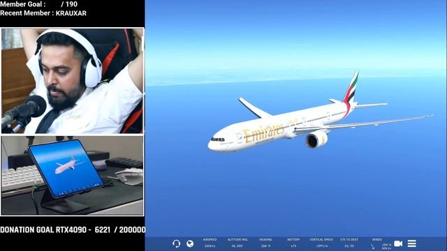 LEARNING FLIGHT SIMULATOR FOR MOBILE - INFINITE FLIGHT | MUMBAI (VABB) - DUBAI (OMDB) EMIRATES B77W смотреть онлайн