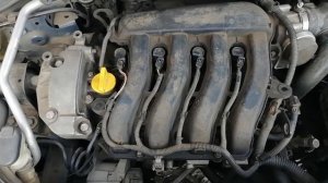 Меган 2 К4М троит на прогреве.