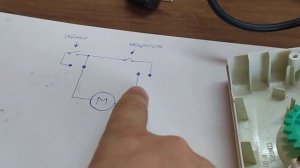 Подключение и проверка механической панели управления микроволновки.
