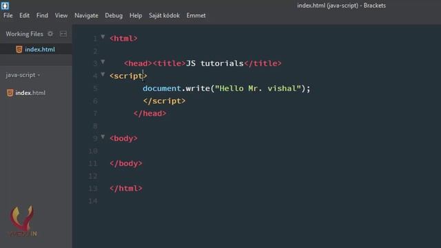 part 4 How to attach an external Java Script File into html file смотреть онлайн