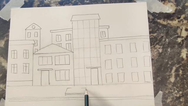 Рисуем город смотреть онлайн