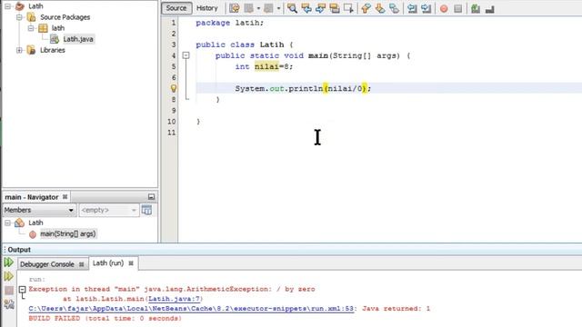 Video tutorial penanganan kesalahan/exception handling смотреть онлайн