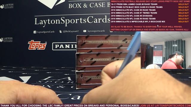 2016 Panini Immaculate Football 6 Box Case Break #9 смотреть онлайн