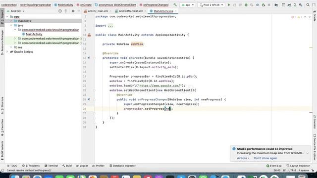 [ANDROID] WebView with ProgressBar | CodeWorked смотреть онлайн
