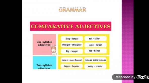 5 form. Comparatives and superlatives