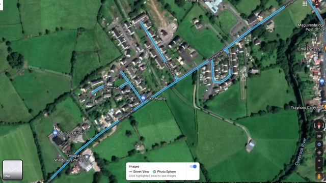 Tracing the Clones-Enniskillen railway line on Google satellite and street view смотреть онлайн