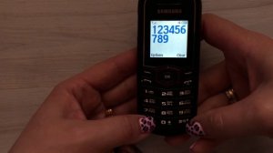 Samsung E1081T Incoming call + Phone review