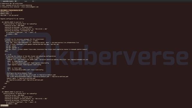 do labs #0 - HOW TO CREATE a KUBERNETES study cluster with Virtualbox and Vagrant смотреть онлайн