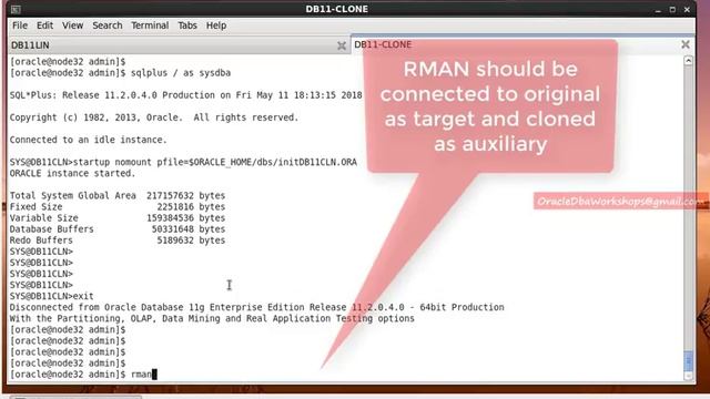 Simplified DBA 027- 02- Cloning Oracle Database using Duplicate from ACTIVE Database command смотреть онлайн