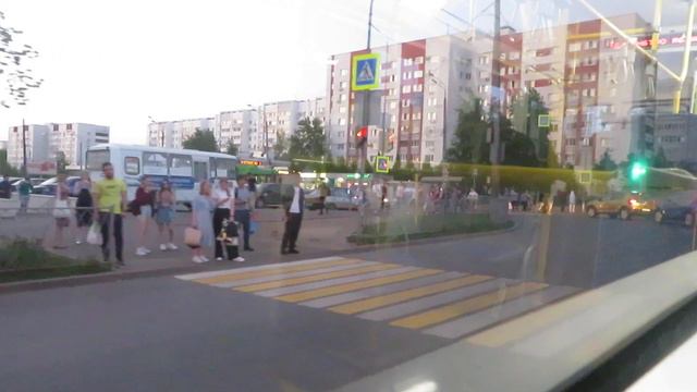 Поездка на троллейбусе Тролза-5275.03 «Оптима» № 2351 // Маршрут №8 // Казань // (16.05.2021) смотреть онлайн
