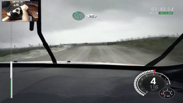 Dirt Rally.Прохват на mitsubishi (Logitech g 25/27) смотреть онлайн