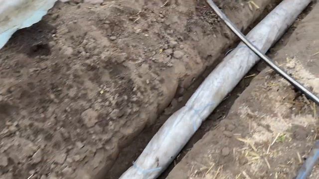 Проводим отопление в теплицы. Этап первый- подготовка. смотреть онлайн