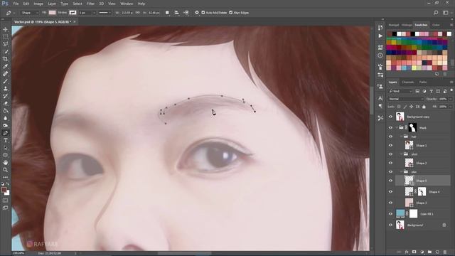 Making Minimalist Vector In Photoshop смотреть онлайн