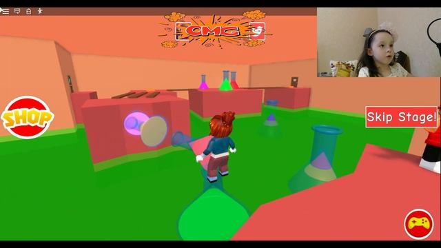 НАСТЯ ИГРАЕТ В РОБЛОКС. Убегает ОТ ЗЛОГО ХУДОЖНИКА ROBLOX. Настя расстроена((( смотреть онлайн