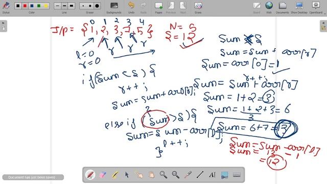 Array: Subarray with given sum in hindi | Geeks For Geeks | GFG SDE Sheet| technical society смотреть онлайн