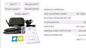 10 Караоке система с Алиэкспресс Aliexpress Karaoke system / wireless microphone system Гаджеты 202