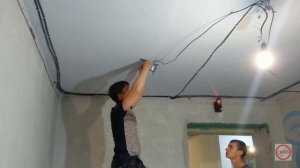 Установка закладных под люстру своими руками. Натяжной потолок
