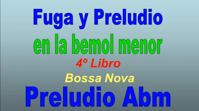 Fuga y preludio en Abm. смотреть онлайн