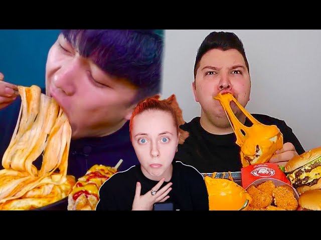 СКОЛЬКО ТУТ СЫРАЧТО ЭТИ КОРЕЙЦЫ И АМЕРИКАНЦЫ СЕБЕ ПОЗВОЛЯЮТ? реакция на асмр и мукбанг смотреть онлайн