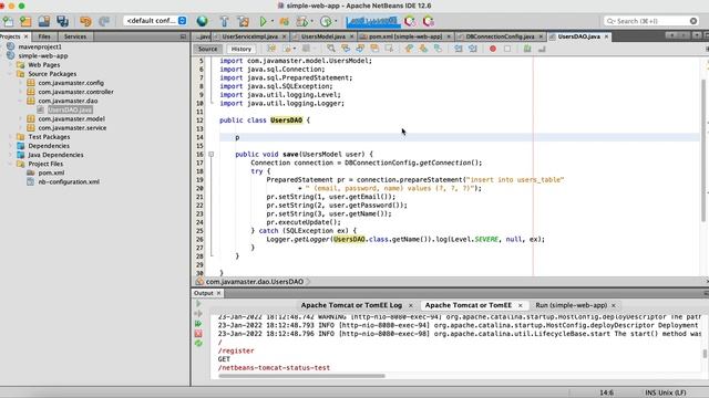 Step by Step Java Web Project Tutorial | Create Login & Register Form Using NetBeans, MySQL смотреть онлайн