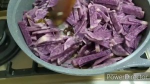 СИНЯЯ ЖАРЕННАЯ КАРТОШКА С ГРИБАМИ.ПО ДЕРЕВЕНСКИ НА СМАЛЬЦЕ