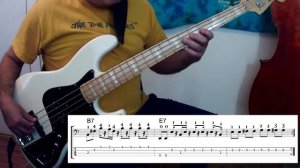 "I Will Survive" - Bass Tutorial with Bass Tabs - Cake Version