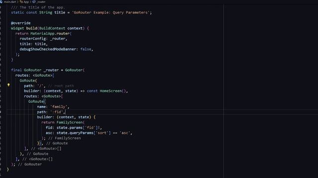 Query Parameter Flutter Go Router part-3 | Kreatos | смотреть онлайн