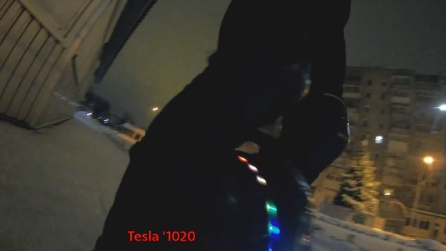 Моноколесо Gotway Tesla'1020 по снегу. смотреть онлайн