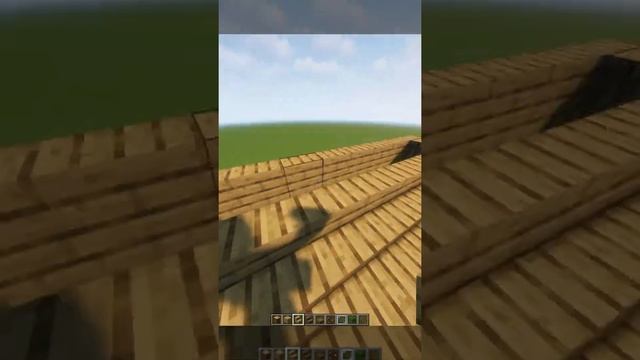 Как Построить Стартовый Дом в Майнкрафт за 1 минуту БЕЗ МОДОВ | Modern Minecraft House #Shorts #Min смотреть онлайн