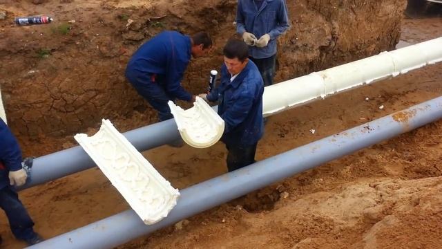 Монтаж скорлупы ППУ на трубопровод смотреть онлайн