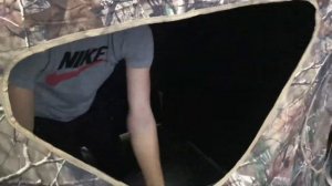 Палатка куб - засидка для охоты