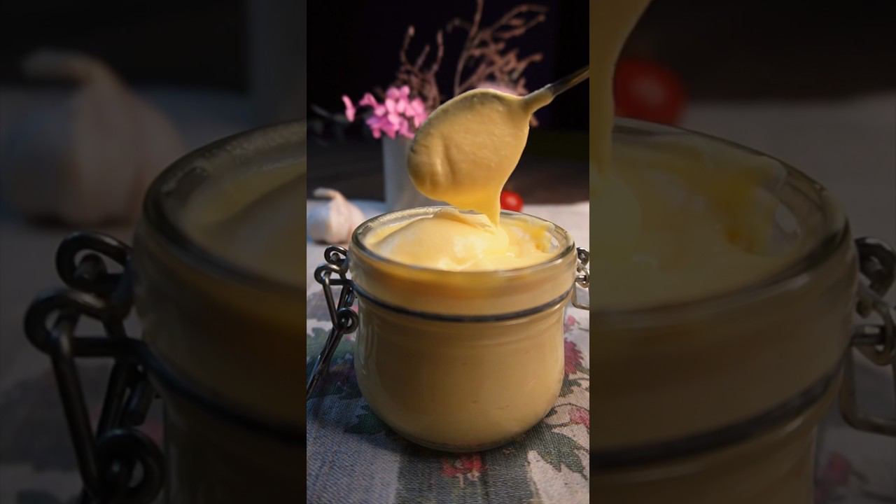 Рецепт вкусного домашнего майонеза без сырых яиц, который должен быть в копилке каждой хозяйки.