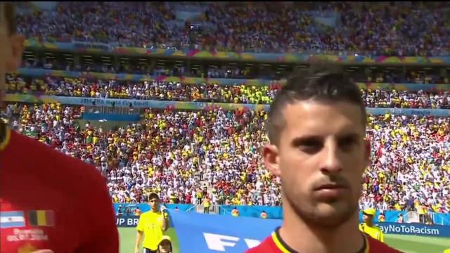 National Anthems - Argentina vs Belgium at FIFA World Cup 2014 смотреть онлайн