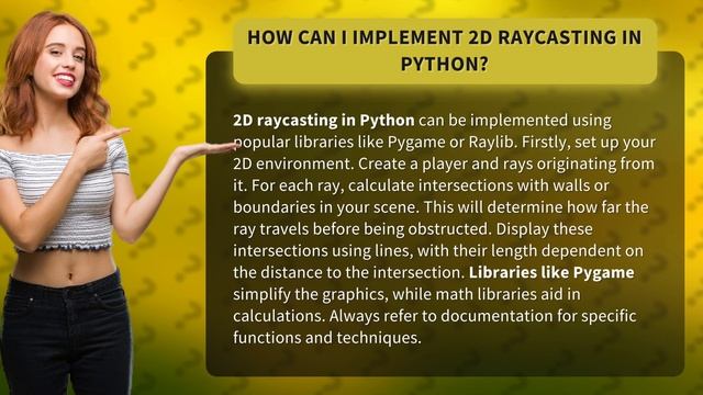 How Can I Implement 2D Raycasting in Python? смотреть онлайн