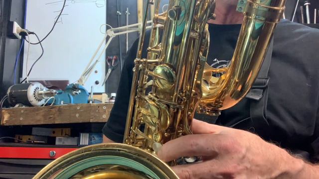 #6779 YANAGISAWA 991 BARITONE SAXOPHONE post service play test смотреть онлайн