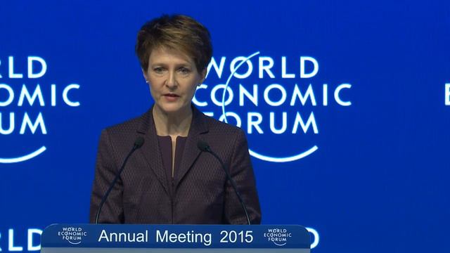 Davos 2015 - Special Address by the President of the Swiss Confederation смотреть онлайн