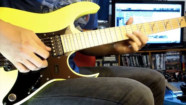 Paul Gilbert - The Curse of Castle Dragon - Guitar Solo Cover смотреть онлайн