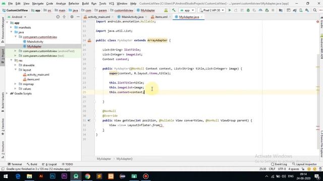 Custom list View with Card View in Android Studio in Hindi/Urdu | part 1 смотреть онлайн