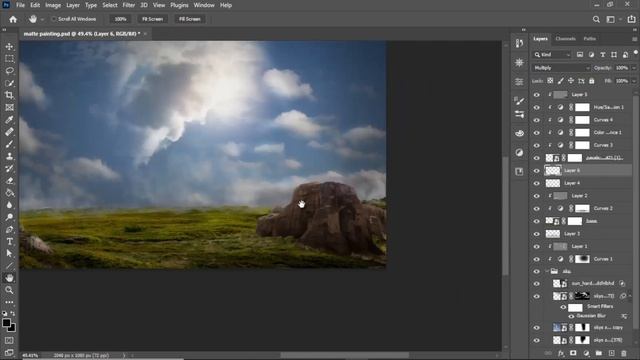 matte painting tutorials | matte painting photoshop tutorial | photoblender | смотреть онлайн