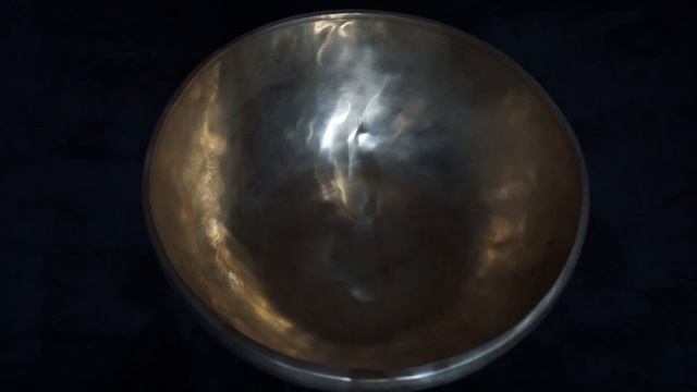 29см 123 ГцСи Большая поющая чаша для  массажных и медитативных практик. Тибетские поющие чаши