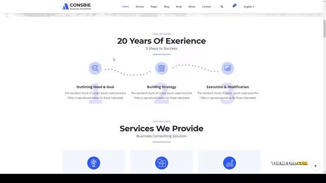 Consbie - Business and Consulting Elementor WordPress Theme business consulting Aizawa смотреть онлайн