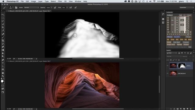 Split Screen Luminosity Masking in Lumenzia смотреть онлайн