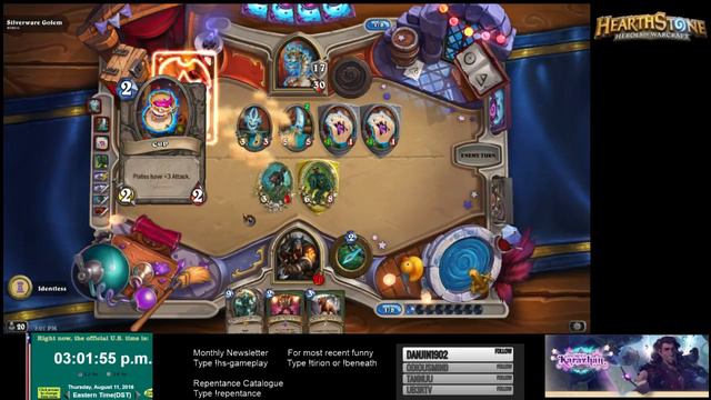 HS 11Aug2016 NA- The Failed 3 Attempts vs. Heroic Silverware Golem смотреть онлайн