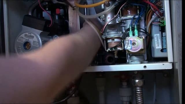 Замена вторичного теплообменника котел Navien Ace 24 смотреть онлайн