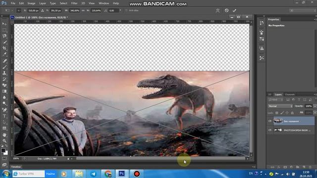 PHOTOSHOPDA RASM TAYYORLASH // YOUTUBEGA PREVYU TAYYORLASH