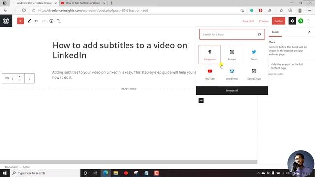 How to Embed a YouTube Video In WordPress смотреть онлайн
