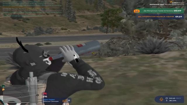 МОЙ ПРИЦЕЛ ВСЕГДА КРАСНЫЙ на ТЕБЕ! ТУЛЕВО на GTA5 RP REDWOOD смотреть онлайн