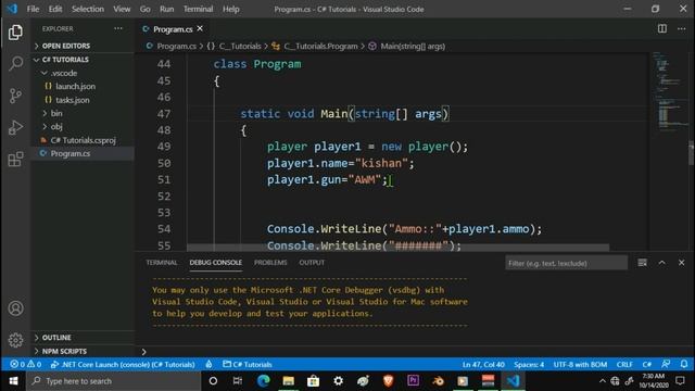 C# Tutorials (Episode-FINAL):Classess & Objects in C# || #CodingAnna || C# Tutorials For Beginners смотреть онлайн