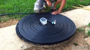 Солнечный водонагреватель для бассейна своими руками (Вариант 1)