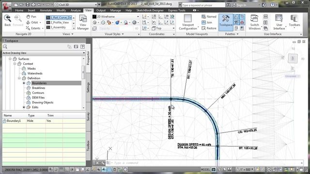 autocad civil 3d 2013 whats new demo rail trans смотреть онлайн